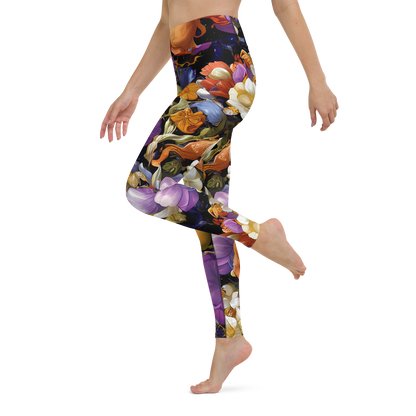 Yoga Leggings - Blooming Cosmos