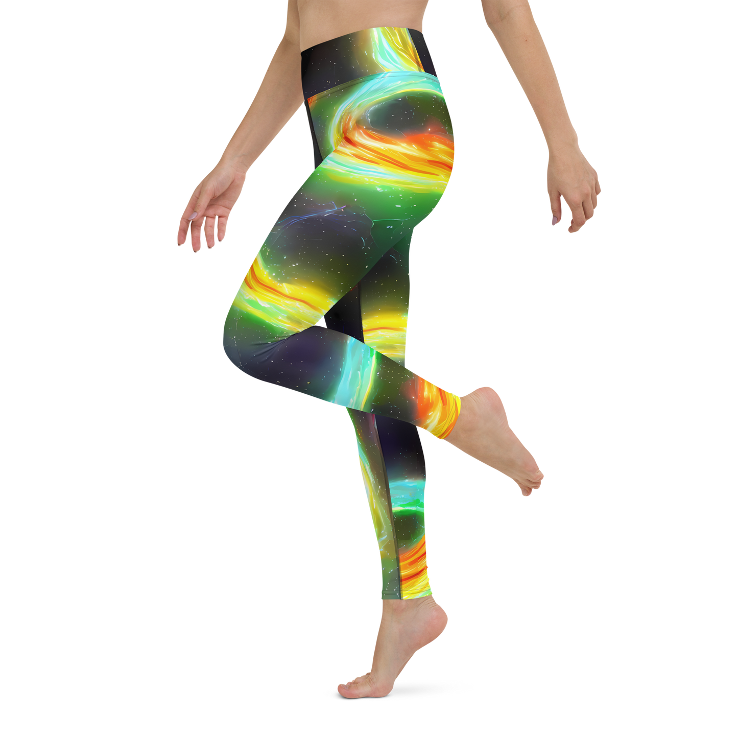 Yoga Leggings - Sherwood Swirl