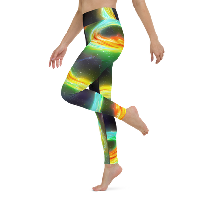 Yoga Leggings - Sherwood Swirl