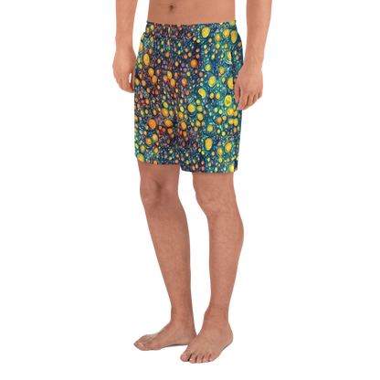 Men's Athletic Shorts - Starry Orbits