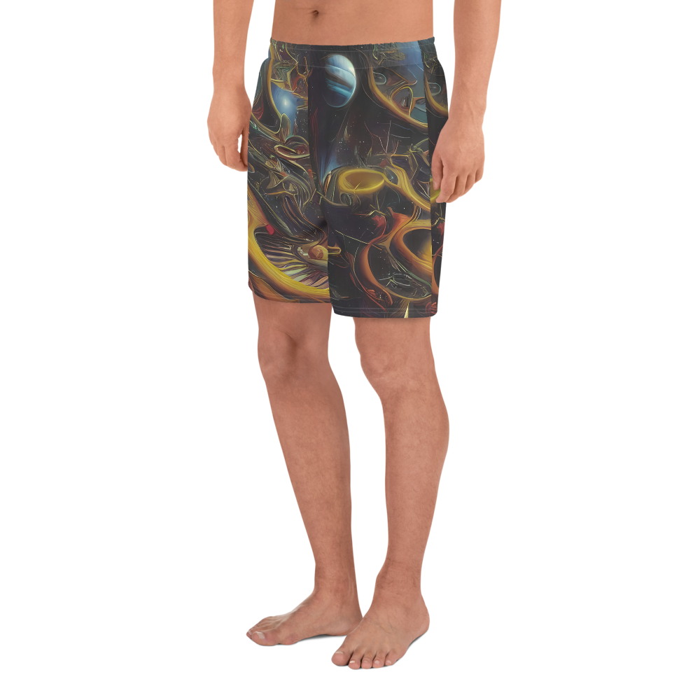 Men's Athletic Shorts - Galactic Swirl