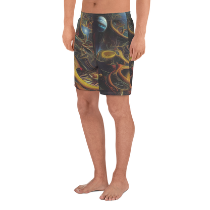 Men's Athletic Shorts - Galactic Swirl