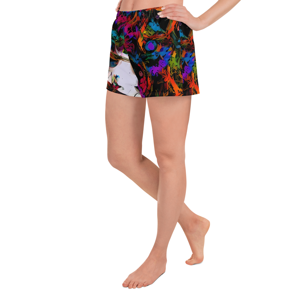 Women’s Athletic Shorts - Sultry Smoke