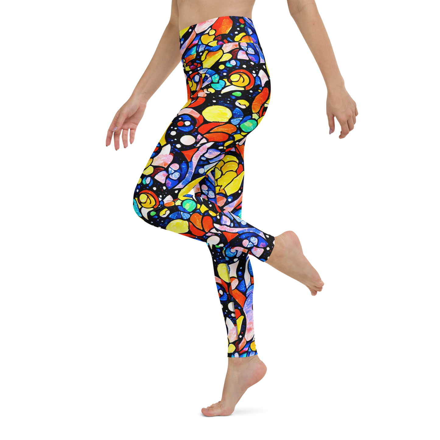 Yoga Leggings - Supernova Symphony