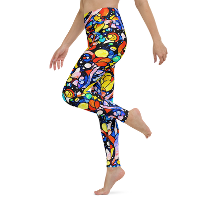 Yoga Leggings - Supernova Symphony