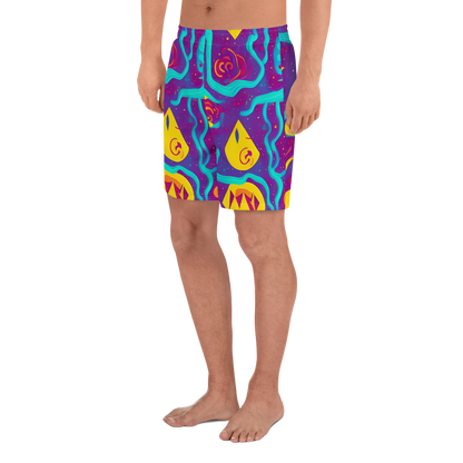 Men's Athletic Shorts - Cosmic Current