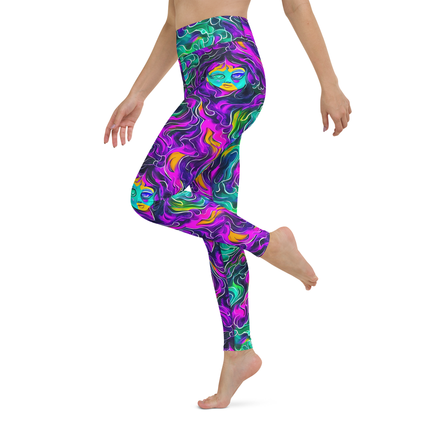 Yoga Leggings - Vortex Dream