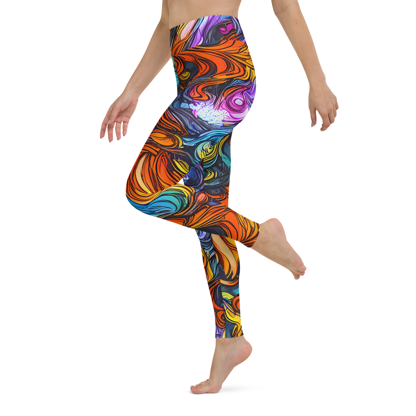 Yoga Leggings - Guiard's Whirl