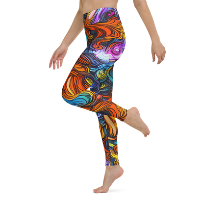 Yoga Leggings - Guiard's Whirl