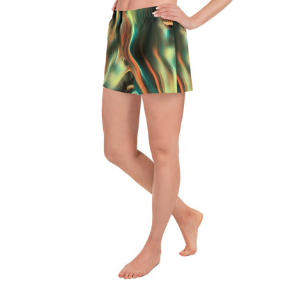 Women’s Athletic Shorts - Newtonian Visage