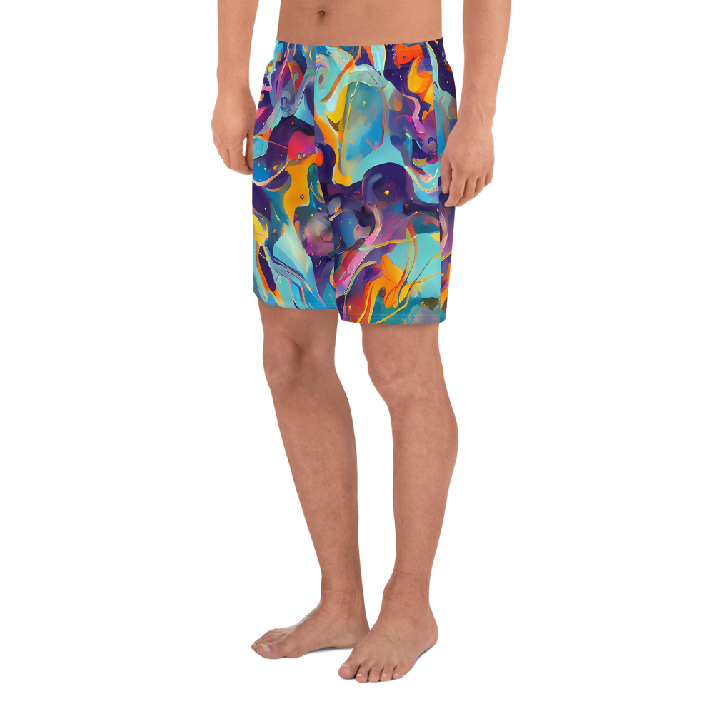 Men's Athletic Shorts - Whimsical Fusion