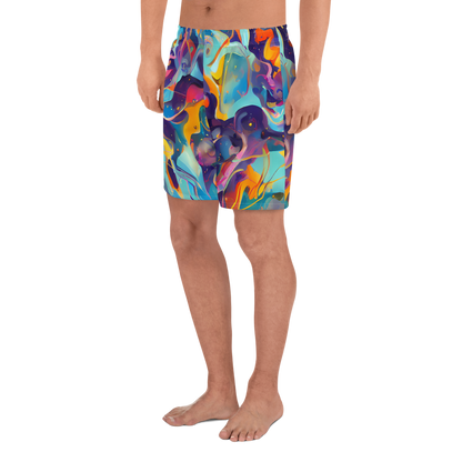 Men's Athletic Shorts - Whimsical Fusion