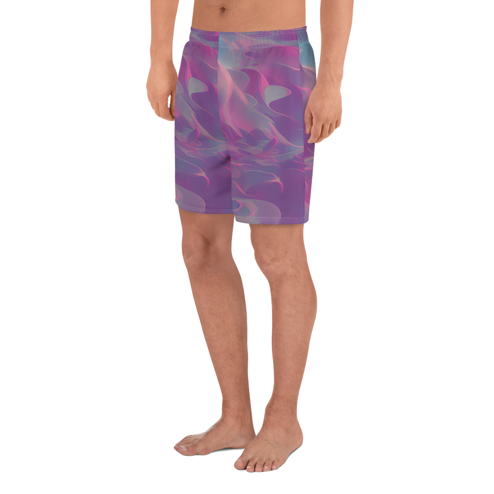 Men's Athletic Shorts - Dreamscape Swirl