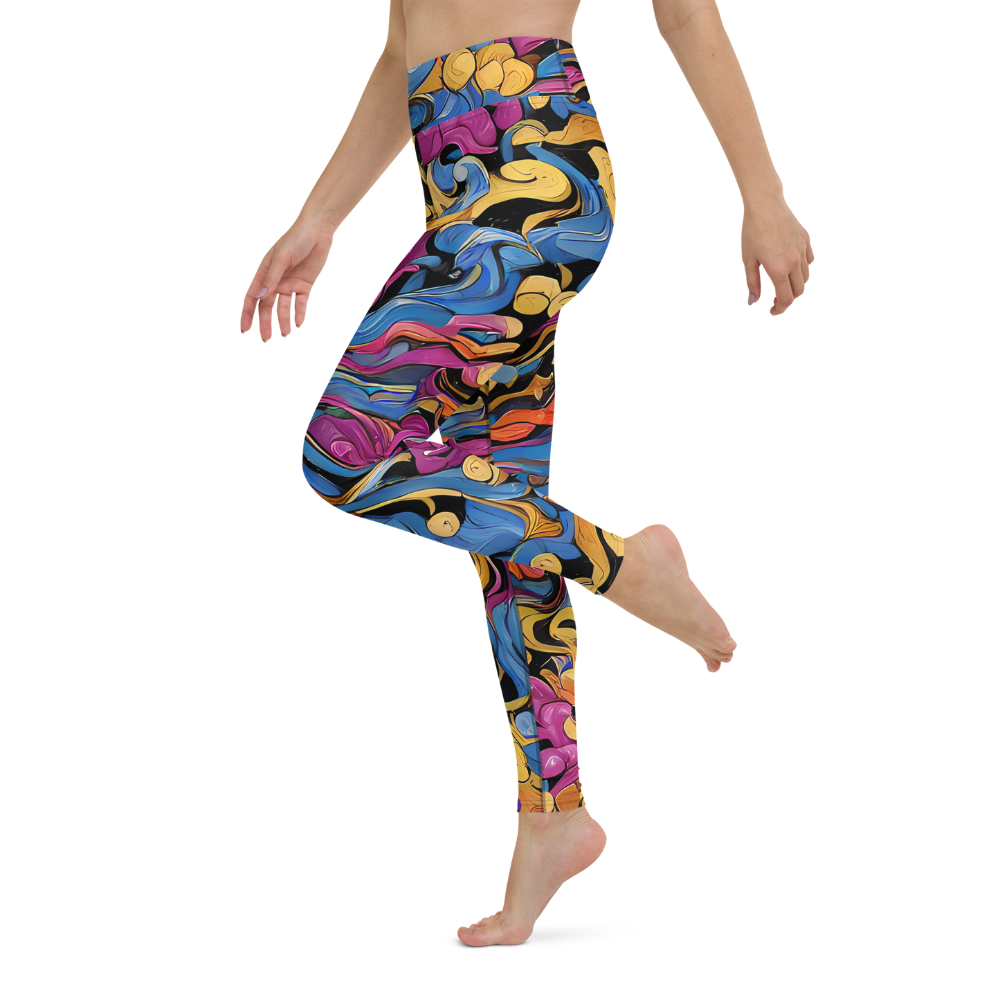 Yoga Leggings - Bosschaert Whorls