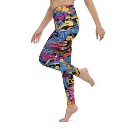 Yoga Leggings - Bosschaert Whorls