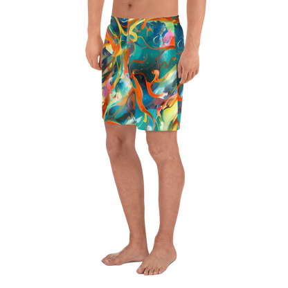 Men's Athletic Shorts - Cecily’S Swirl