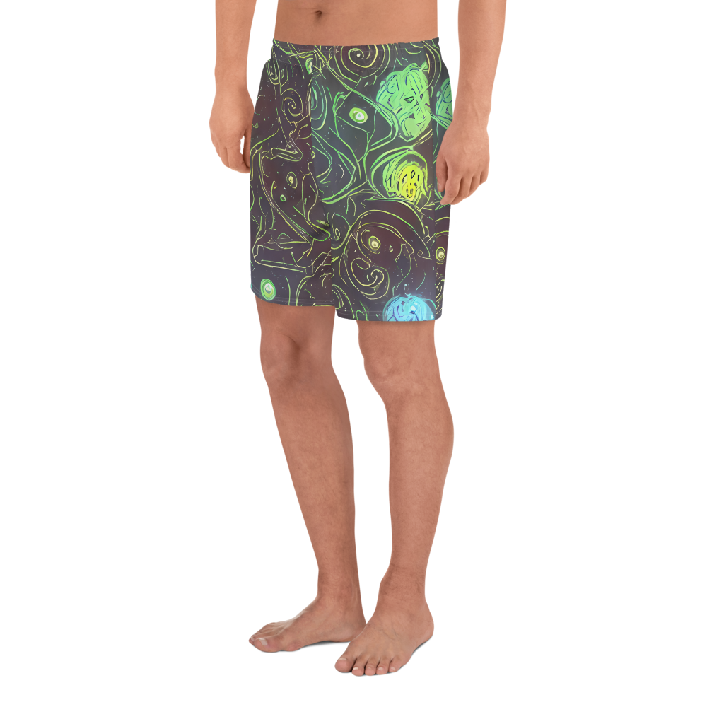 Men's Athletic Shorts - Starfield Scrolls