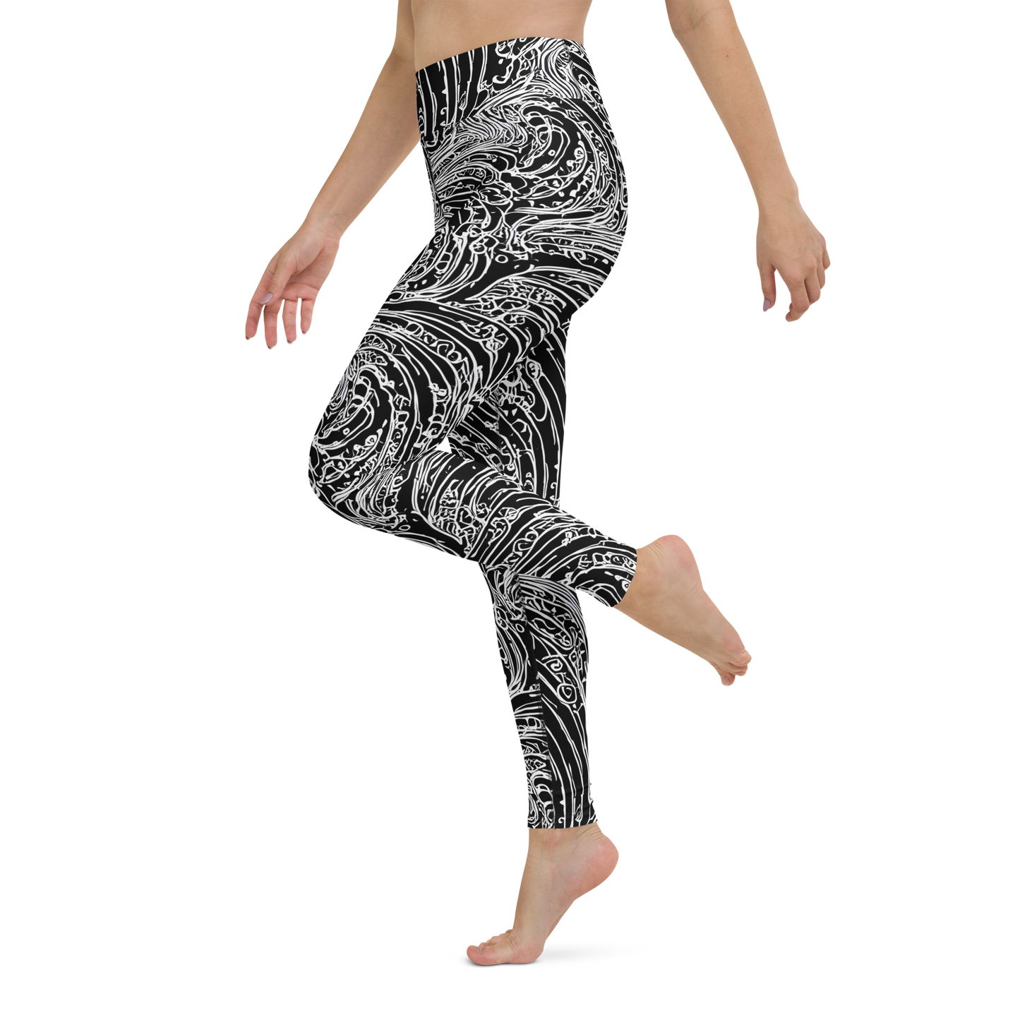 Yoga Leggings - Stellar Tsunami