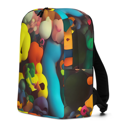 Minimalist Backpack - Bubble Pop Art