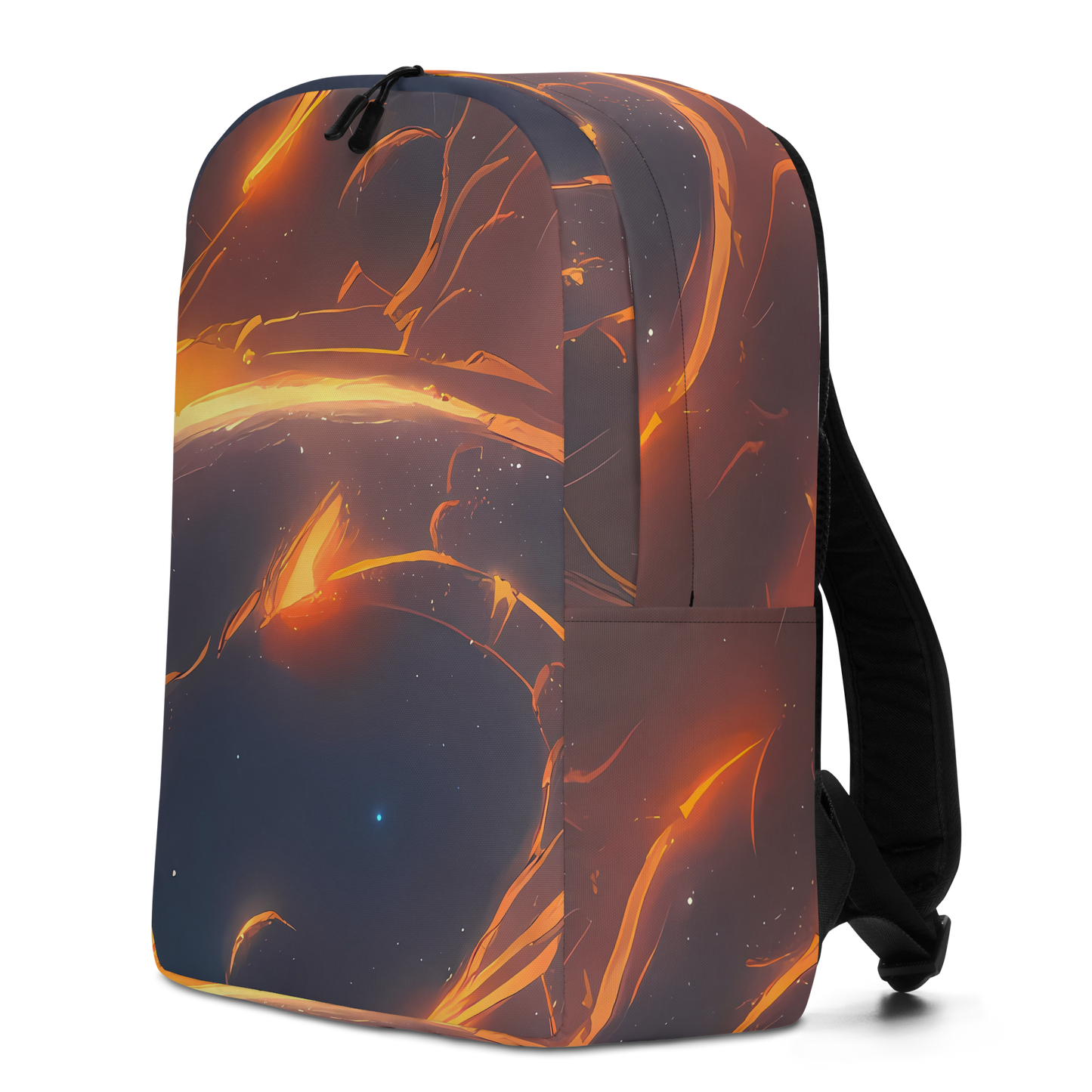 Minimalist Backpack - Inferno Spirals