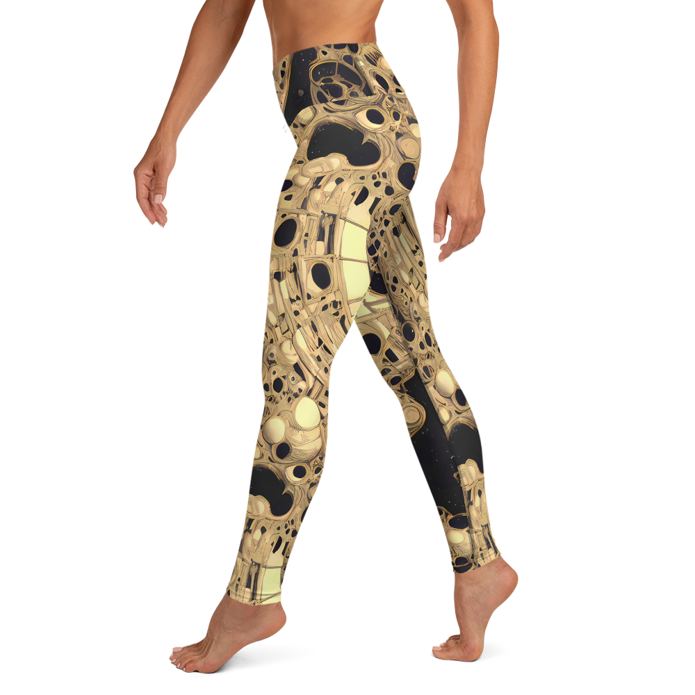 Yoga Leggings - Baroque Orbit