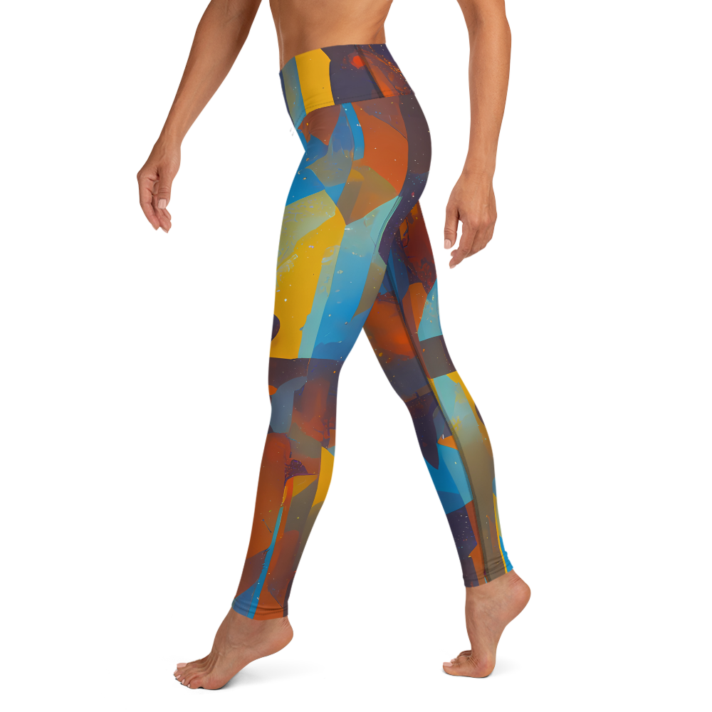 Yoga Leggings - Cubist Dusk