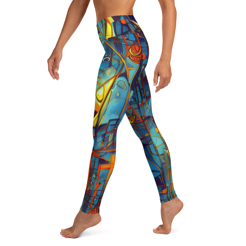 Yoga Leggings - Abstract Eddy