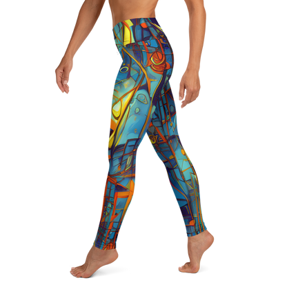 Yoga Leggings - Abstract Eddy