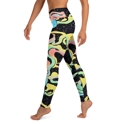 Yoga Leggings - Mcguire Wavelength