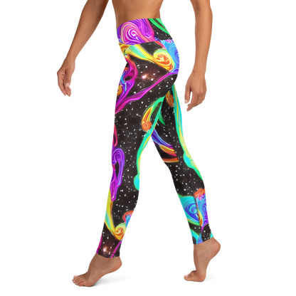 Yoga Leggings - Yuan Whirls