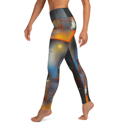 Yoga Leggings - Monet's Matrix