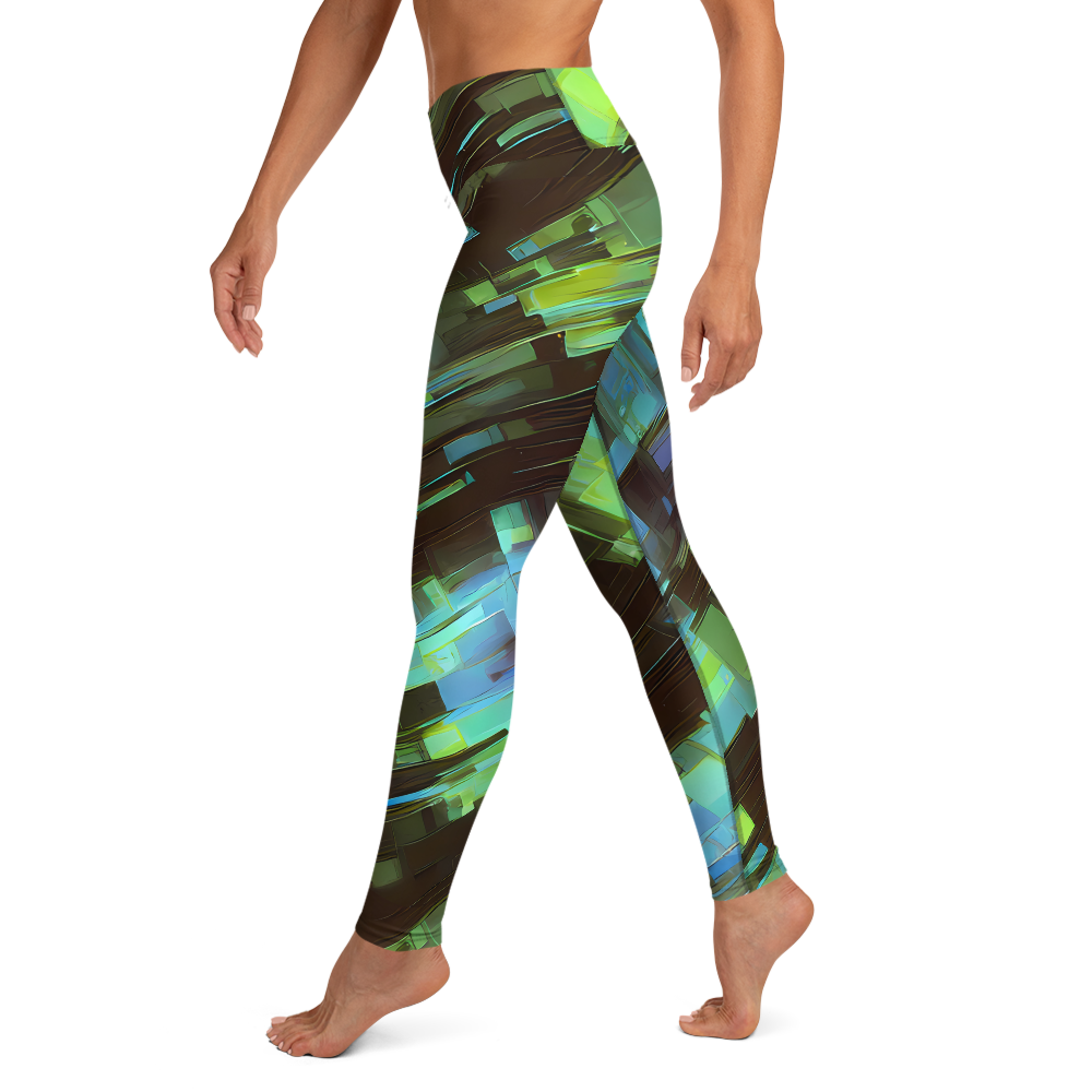 Yoga Leggings - Cyber Shard