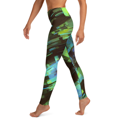 Yoga Leggings - Cyber Shard