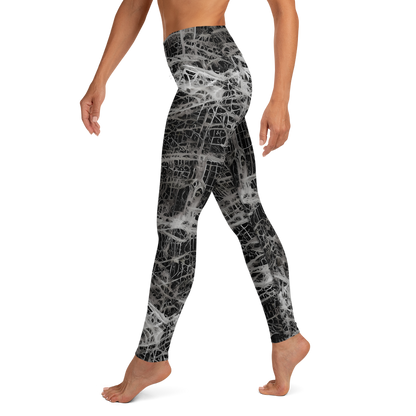 Yoga Leggings - Monochrome Mesh