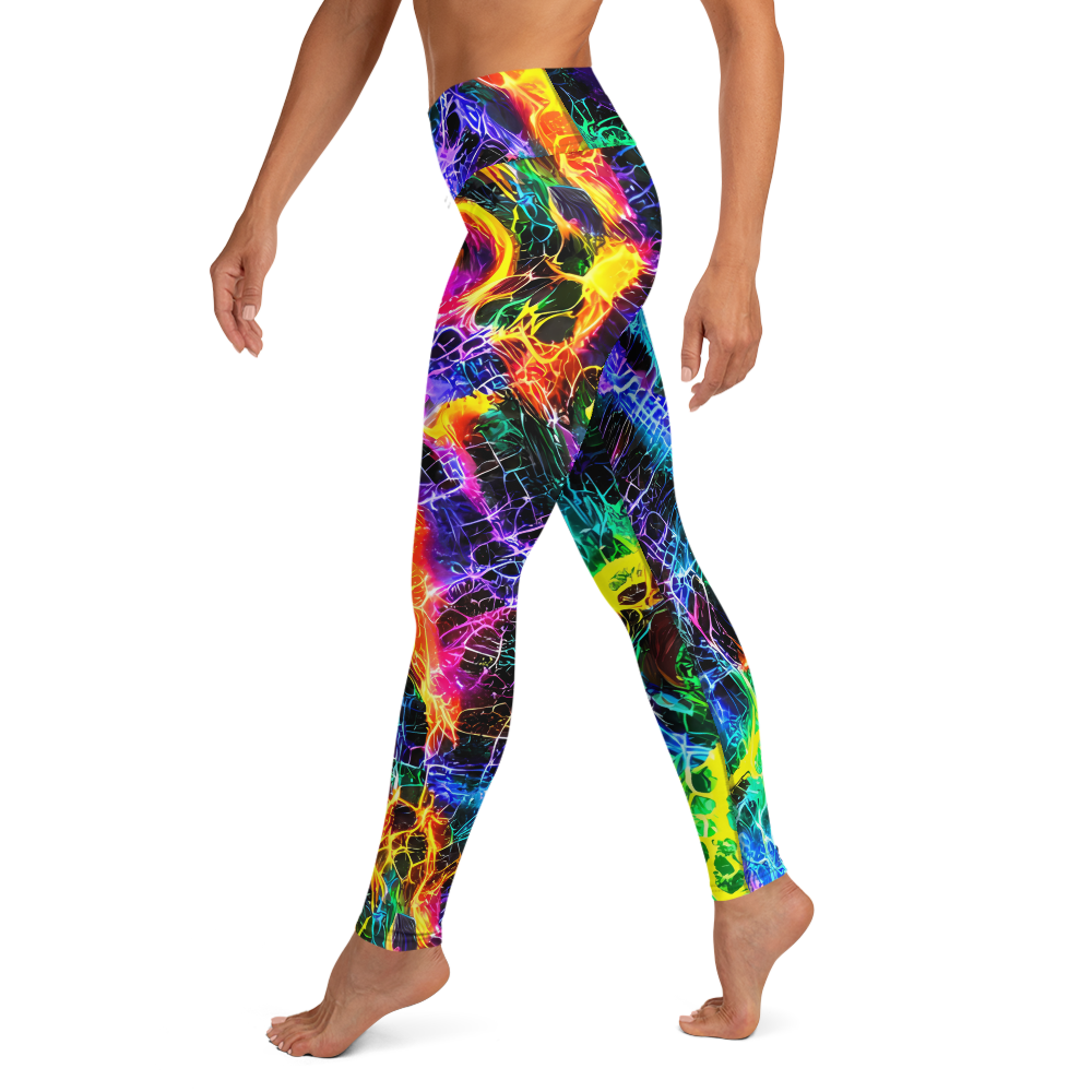 Yoga Leggings - Vivid Veil