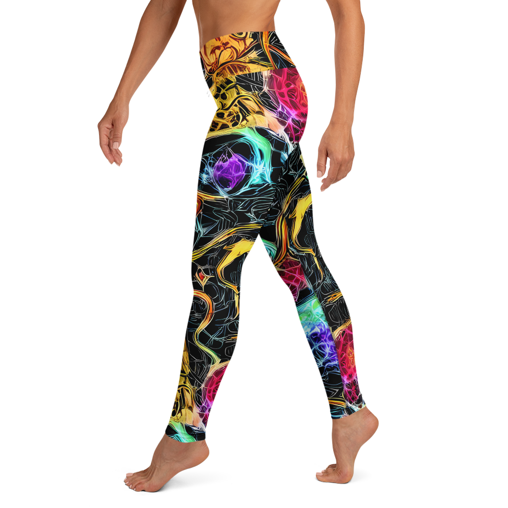 Yoga Leggings - Psychedelic Pulsar