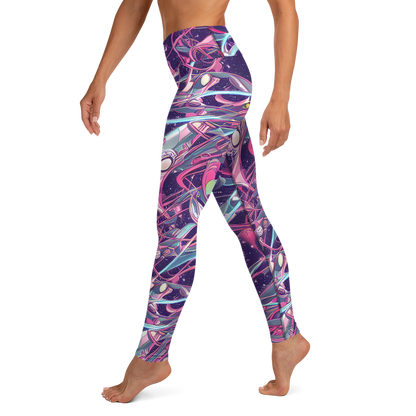 Yoga Leggings - Neo-Tokyo Twirl