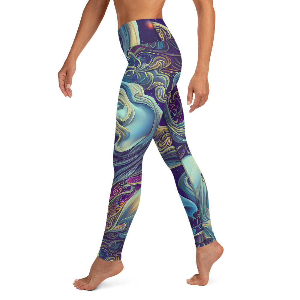 Yoga Leggings - Stellar Waves