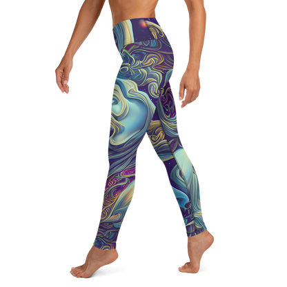 Yoga Leggings - Stellar Waves