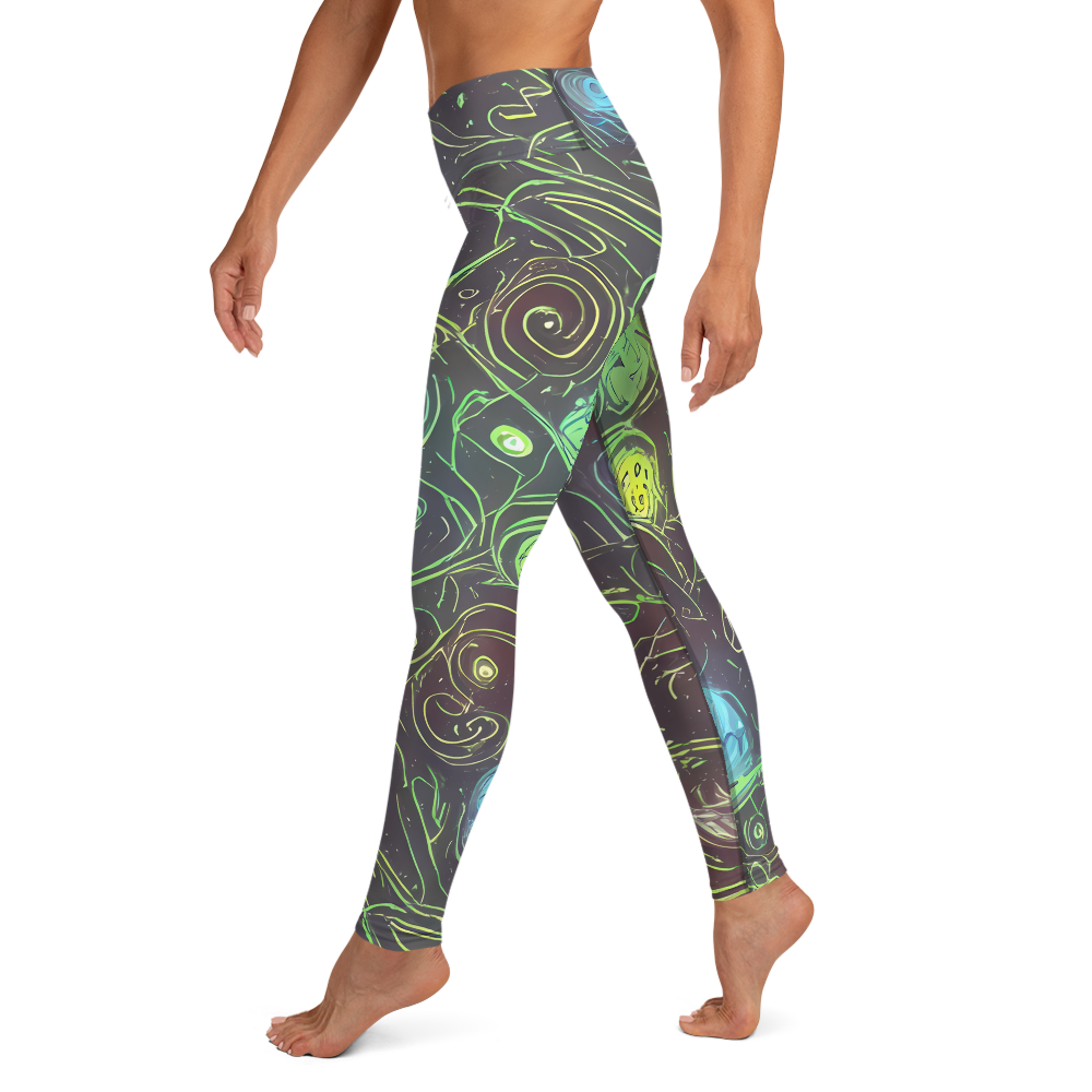 Yoga Leggings - Starfield Scrolls