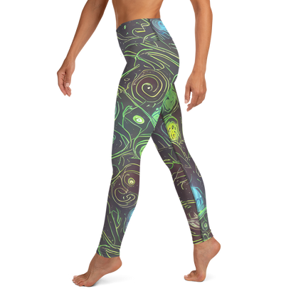 Yoga Leggings - Starfield Scrolls