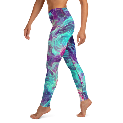 Yoga Leggings - Galactic Bloom