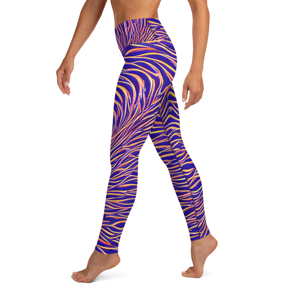 Yoga Leggings - Vortex Strands