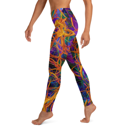 Yoga Leggings - Spectral Weave