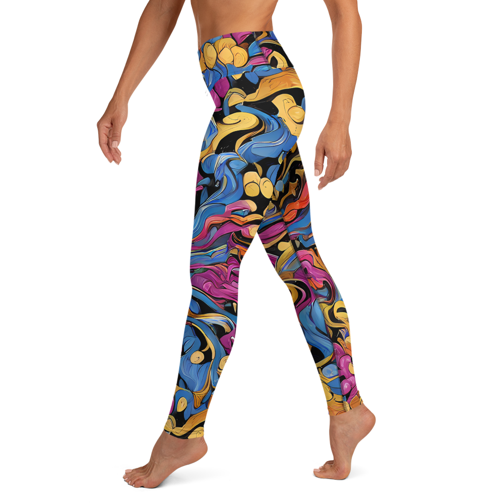 Yoga Leggings - Bosschaert Whorls