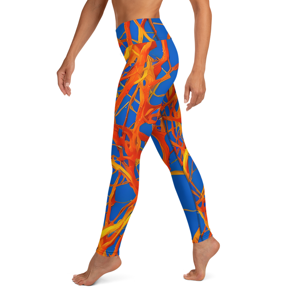 Yoga Leggings - Vivid Plexus