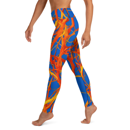 Yoga Leggings - Vivid Plexus