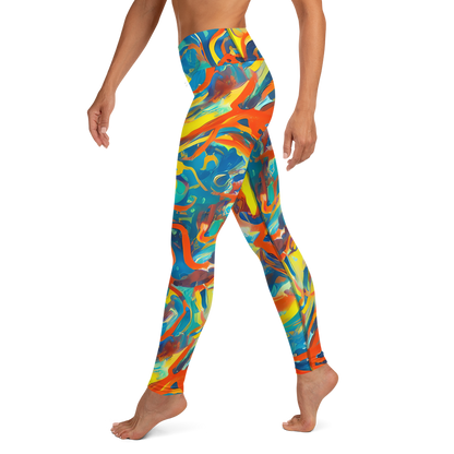 Yoga Leggings - Chromatic Fusion