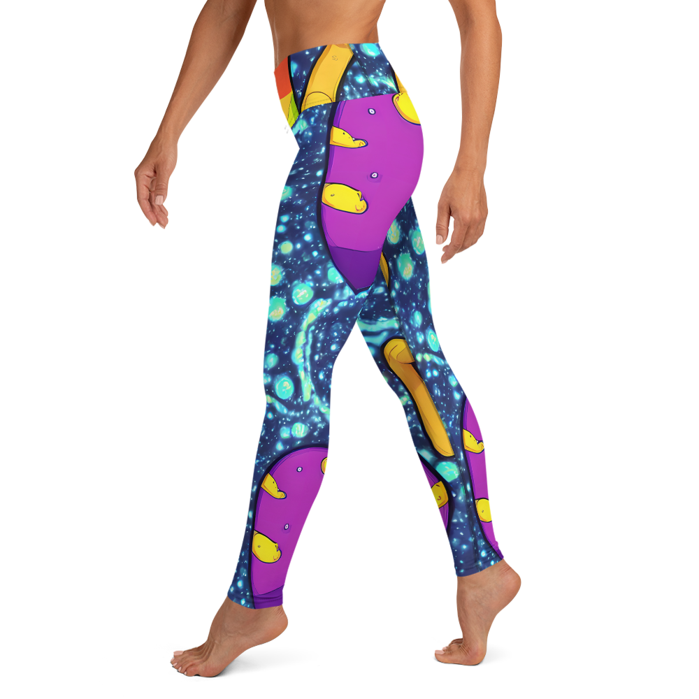 Yoga Leggings - Cosmic Siblings