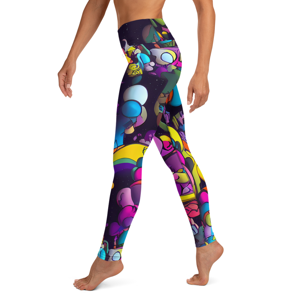 Yoga Leggings - Galactic Playground